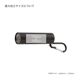 LED9灯カラビナ付ライト スムース (品番TS-1281)｜CORNER PRINTING
