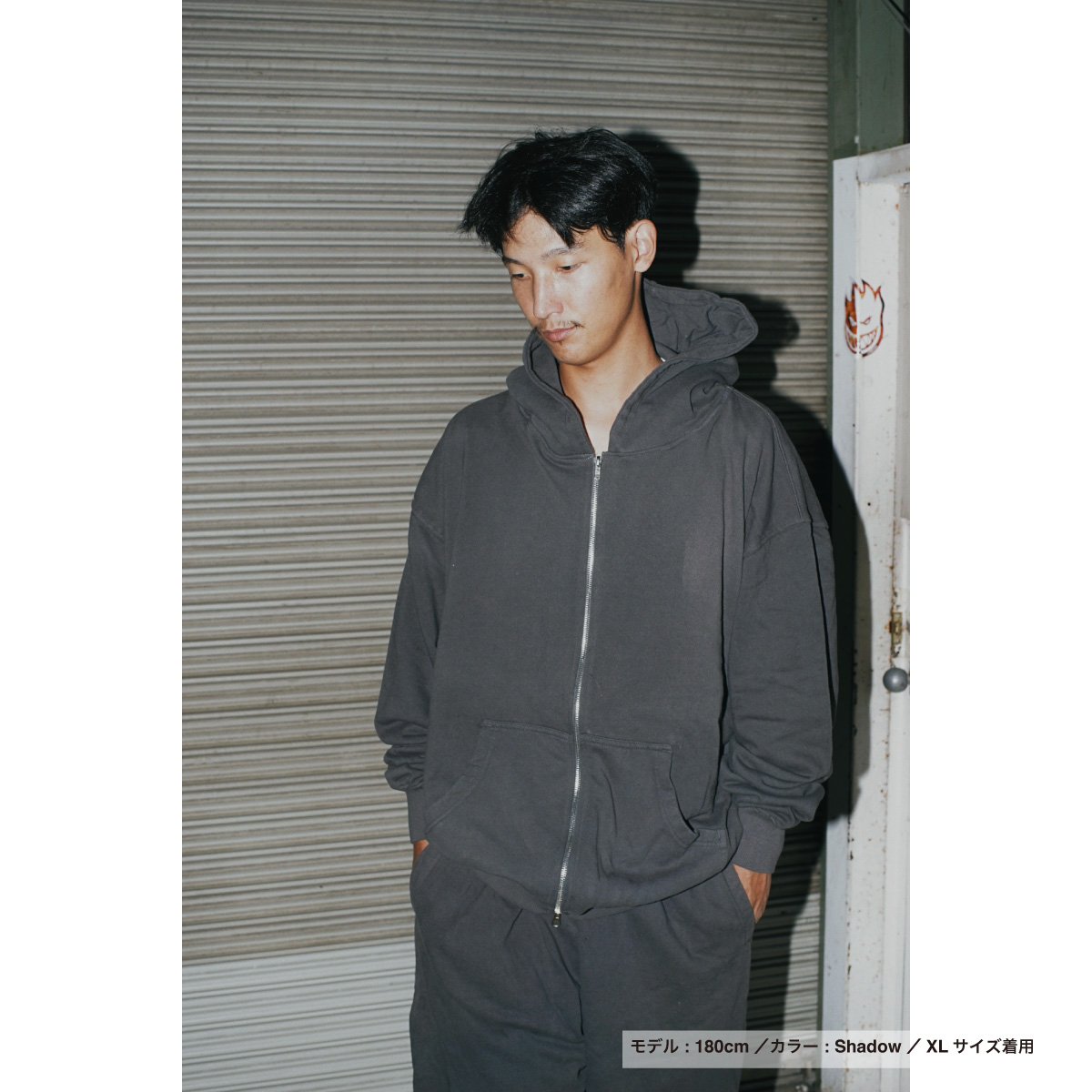 SHAKA WEAR シャカウェア 12.0 oz Garment Dye Double Zipper Hoodie (品番SWGDDH01)