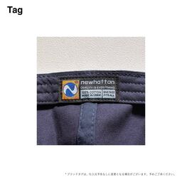 newhattan ニューハッタン コットンフラットバイザー アンストラクチャーキャップ (品番1480)