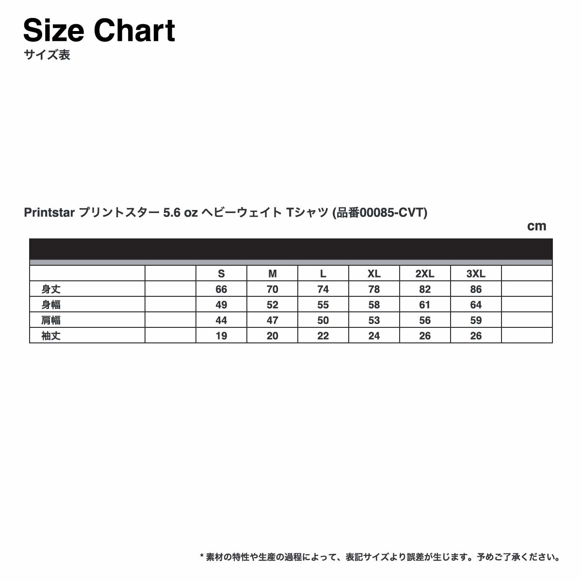 DTF 特大プリントTシャツ (品番DTF-EXT)