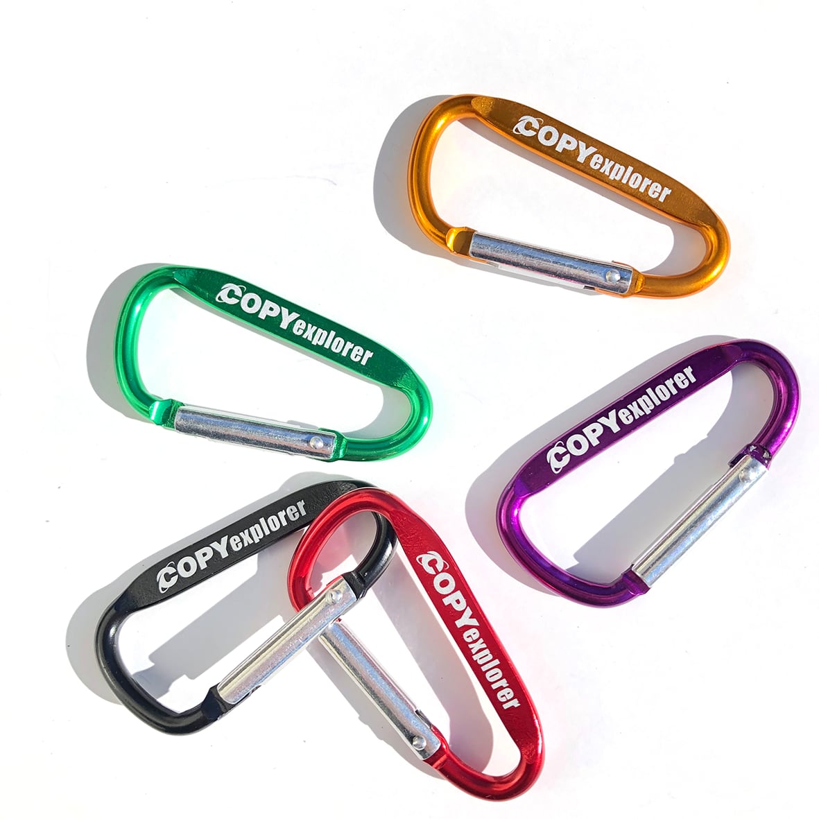 CORNER PRINTING | Laser Carabiner カラビナ (5個セット) (品番LCC-5)