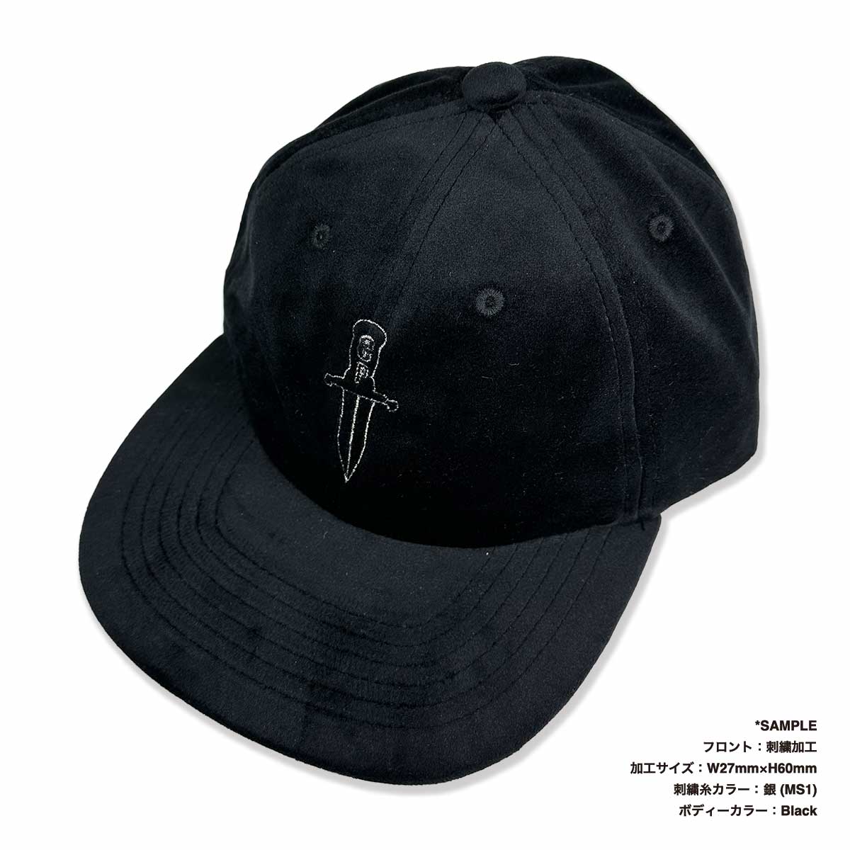 Colt Paterson コルトパターソン Unstructure 6panel Velour Cap ベロアキャップ (品番CP020)