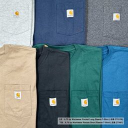【在庫限り】 Carhartt カーハート 6.75 oz Workwear Pocket Short Sleeve T-Shirt (品番CTK87)