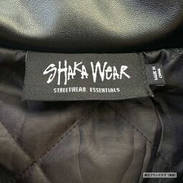 SHAKA WEAR シャカウェア PU Leather Collared Varsity Jacket (品番SWPULCVJ)