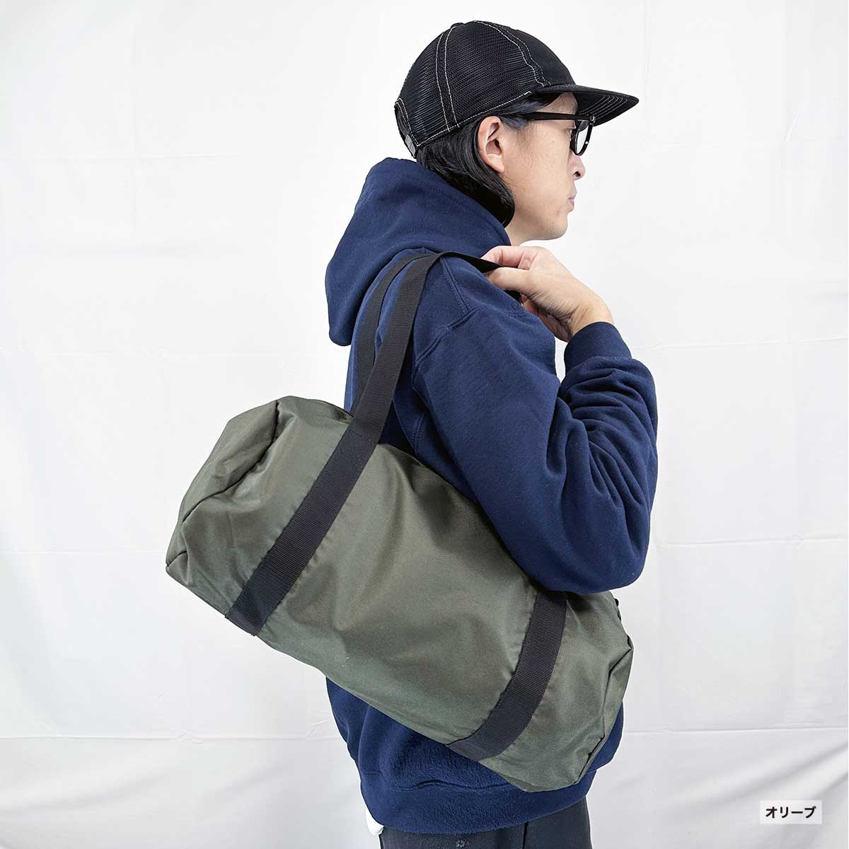 TRUSS リサイクルポリエステルドラムバッグ (品番RPD-402)