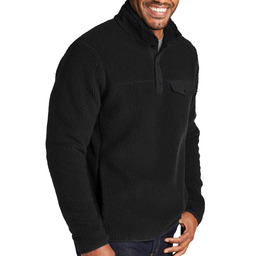 Port Authority ポートオーソリティ Camp Fleece Snap Pullover (品番F140US)