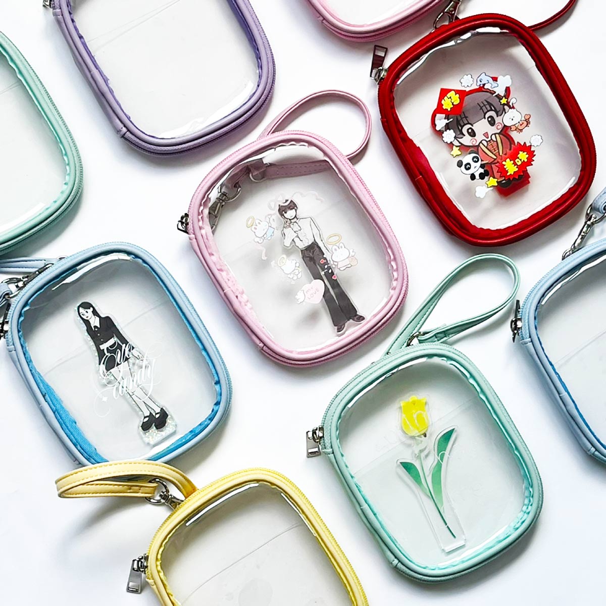 【在庫限り】アクリル クリアポーチ (品番ACR-POUCH)