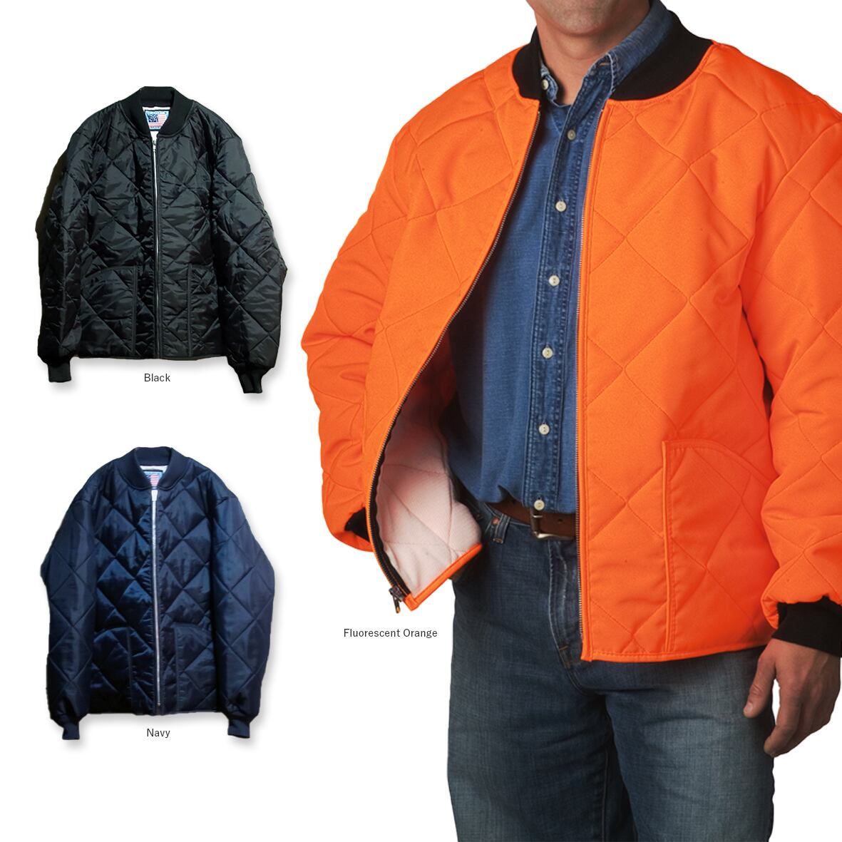【在庫限りSALE】 SNAP'N'WEAR スナップンウェア Heavy Thermal-Lined Quilted Jacket Style (品番3100)