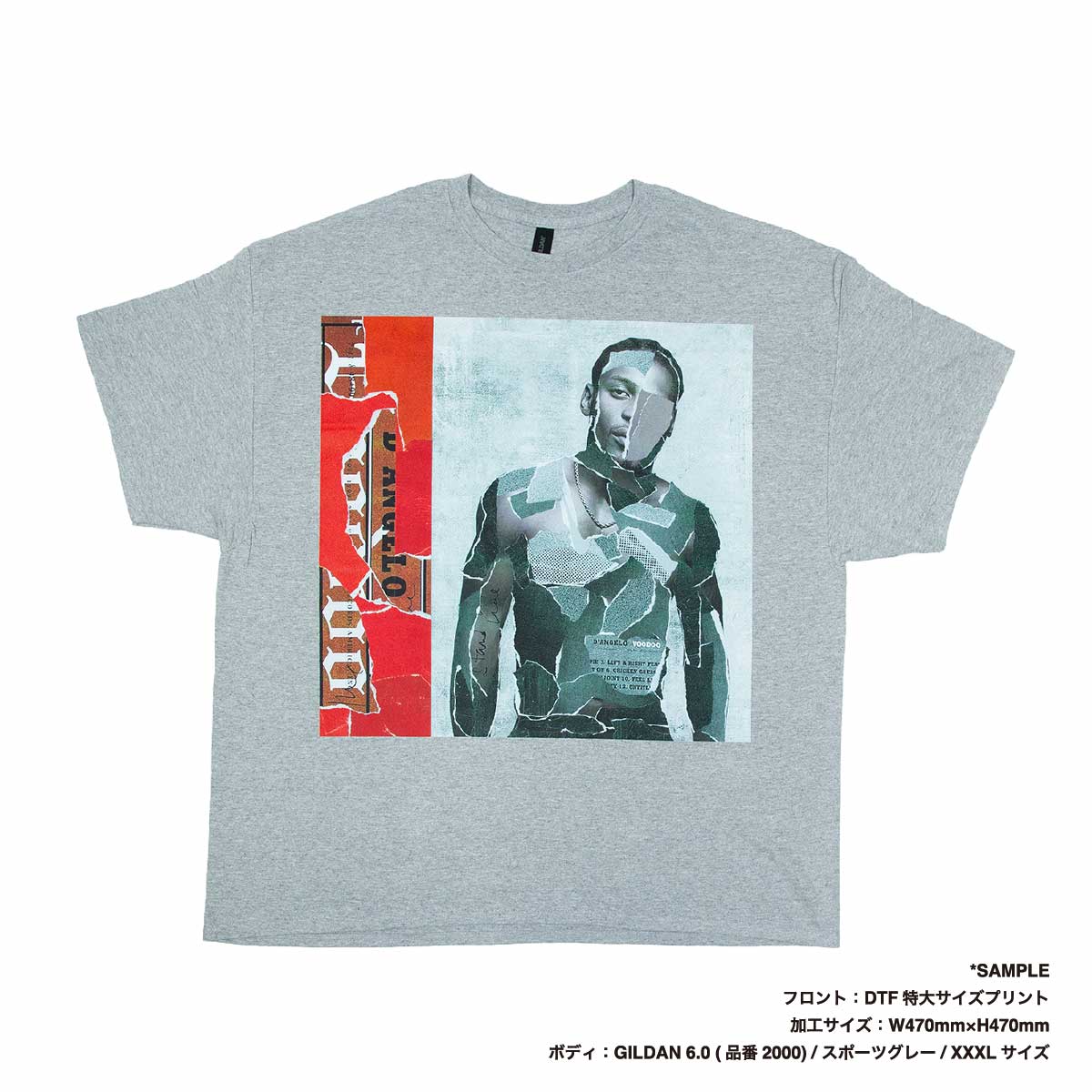 DTF 特大プリントTシャツ (品番DTF-EXT)