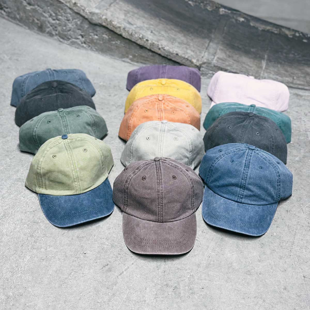 ADAMS HEADWEAR アダムズヘッドウェア Optimum Pigment-Dyed Dad Hat (品番LP101US)