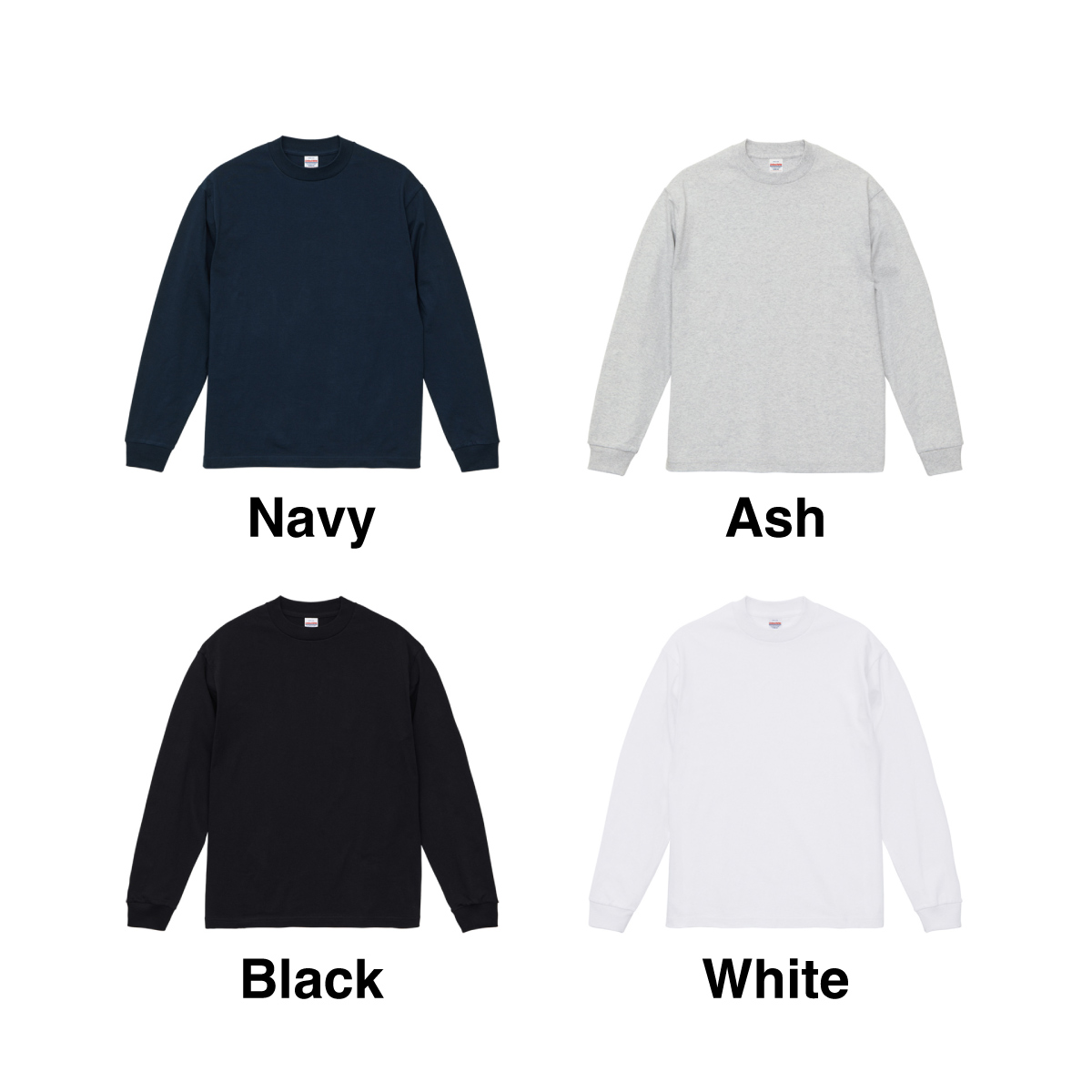 United Athle ユナイテッドアスレ 7.1oz オープンエンド ラギッド ロングスリーブ Tシャツ (2.1インチリブ) (品番4288-01)