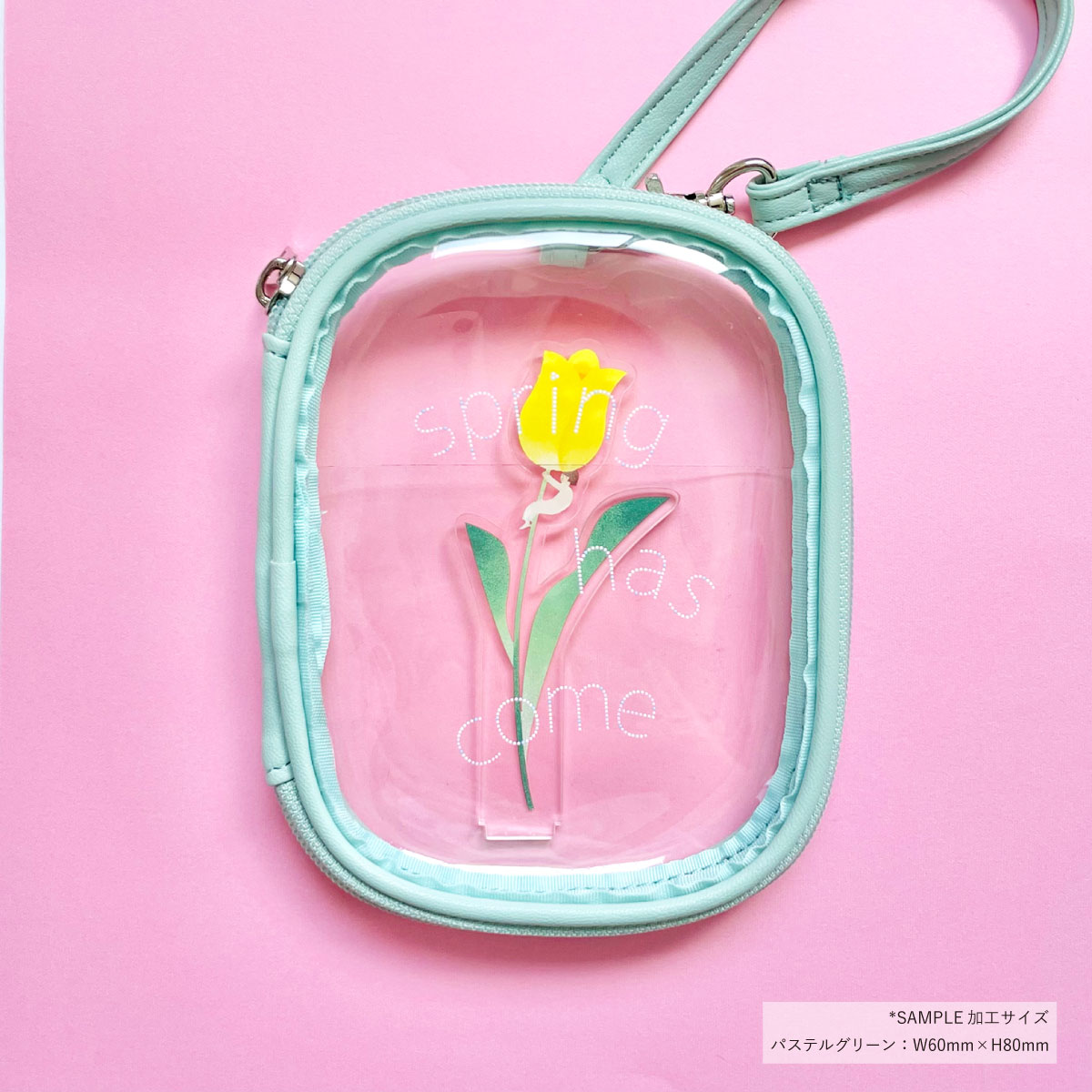 【在庫限り】アクリル クリアポーチ (品番ACR-POUCH)