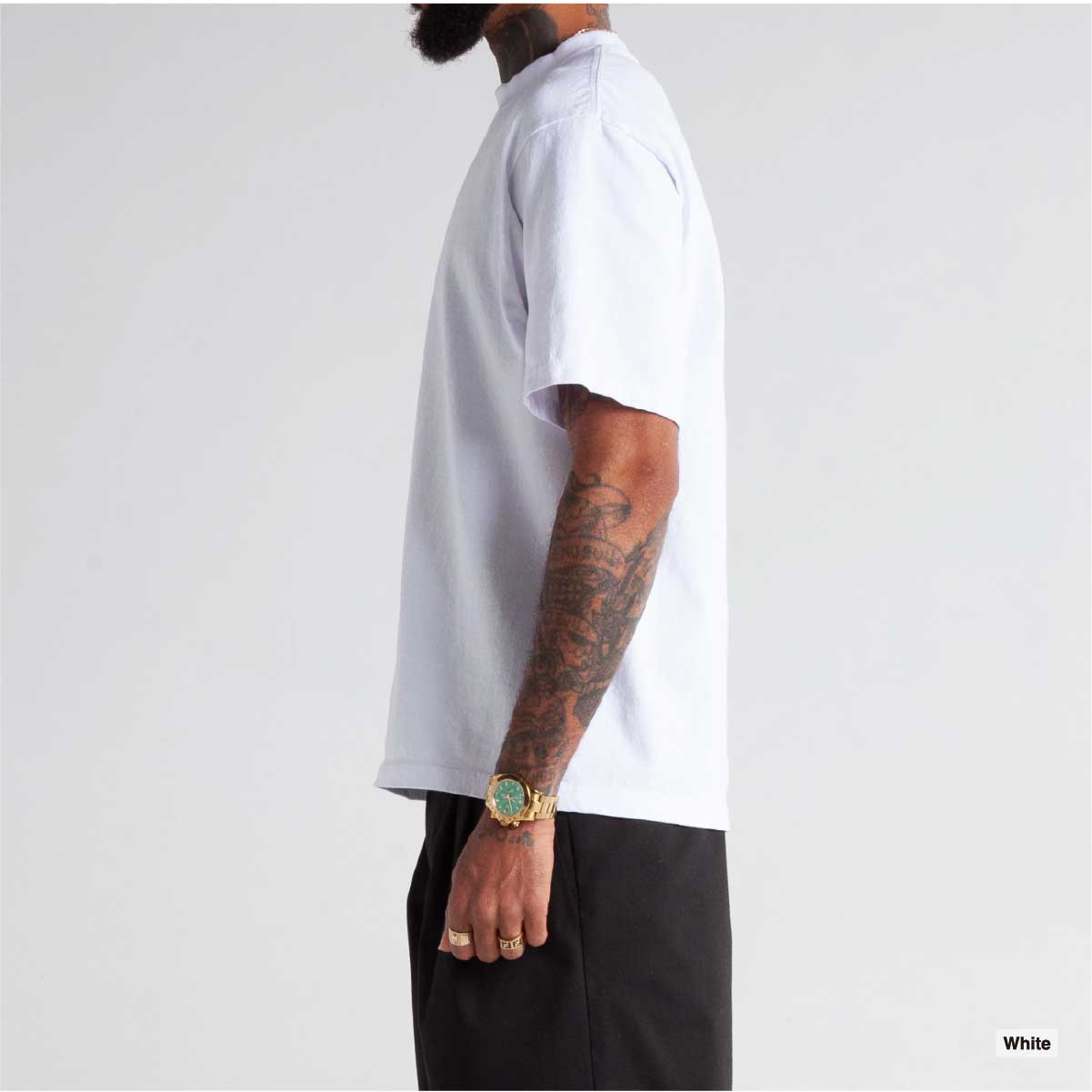 SHAKA WEAR シャカウェア 7.5 oz Max Heavyweight Cropped Tee (品番SWMHCT)