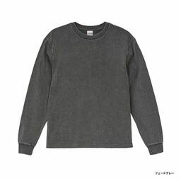 United Athle ユナイテッドアスレ 6.2oz オープンエンド フェードウォッシュ ロングスリーブ Tシャツ(2.1インチリブ)(品番4231-01)