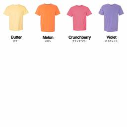 Comfort Colors コンフォートカラーズ 6.1 oz ガーメントダイ Tシャツ (品番1717)