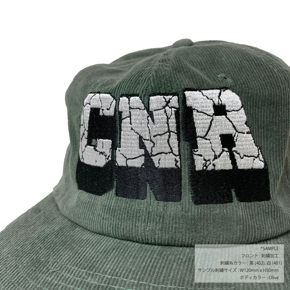 Cali Headwear カリヘッドウェア Unstructured 6 Panel Corduroy Cap (品番CRD65)