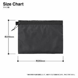 リップストップフラットポーチ(M)(品番TP-0060)