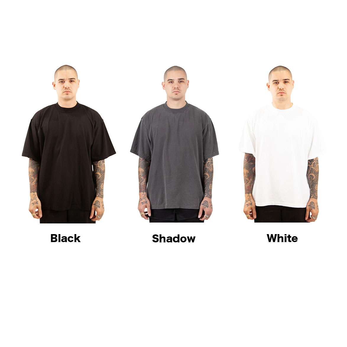 SHAKA WEAR 6.5 oz Garment Dye Reverse Tee (#SWGDRT)