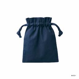 厚手コットンフリル巾着(Sサイズ) (品番TP-0013)