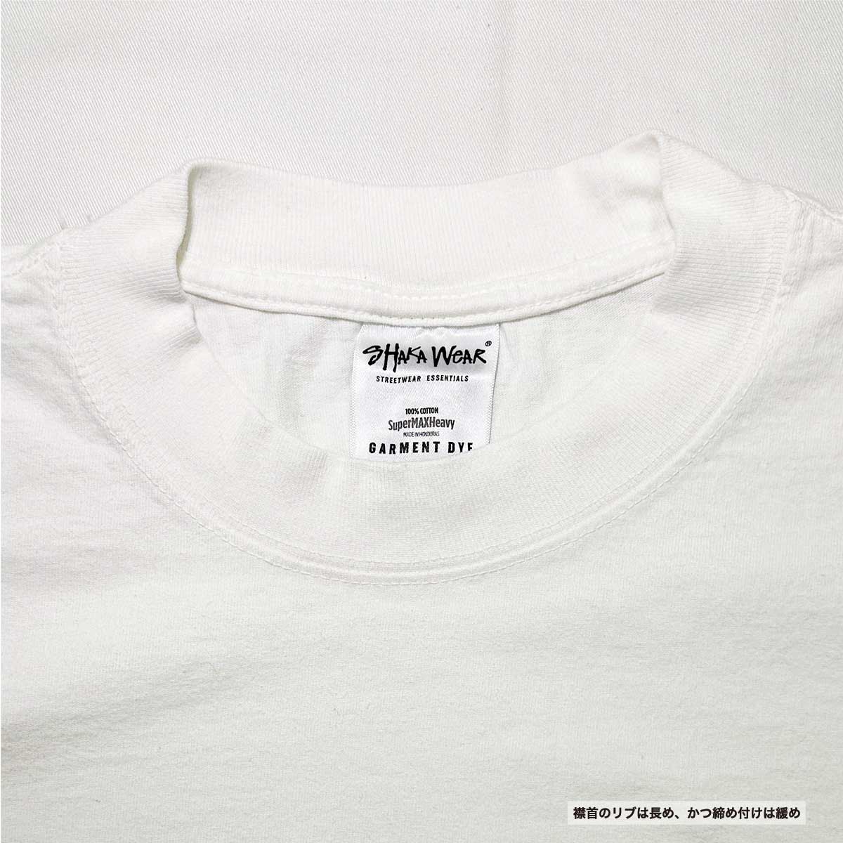 SHAKA WEAR シャカウェア 7.5 oz Max Heavyweight Garment Dye (品番GARMENT-Dye-SS)