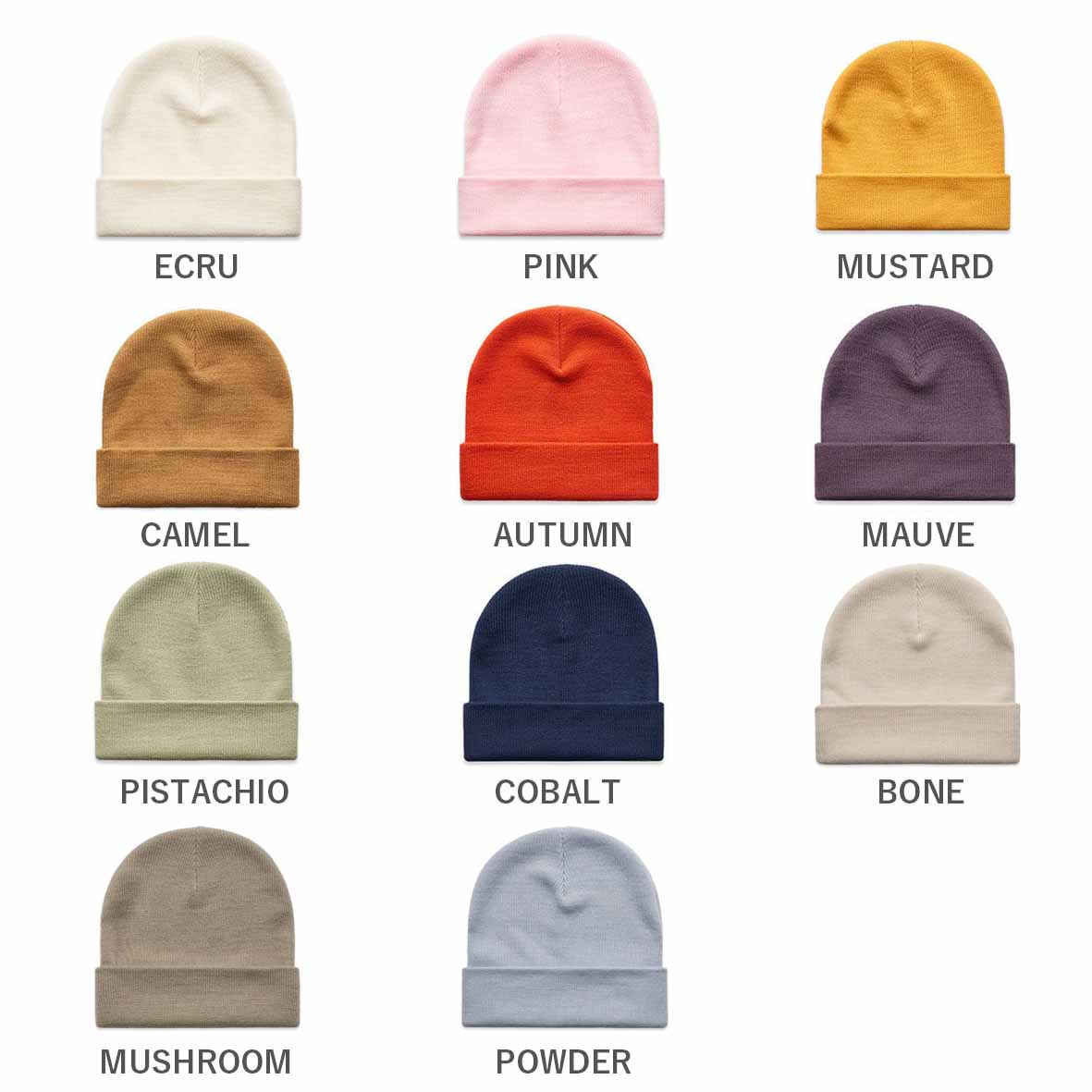 AS Colour エーエス カラー Cuff Beanie (品番1107US)