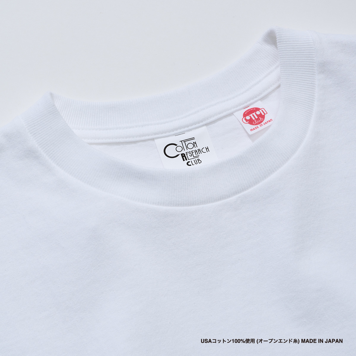 COTTON RESEARCH CLUB チューブラーTシャツ (品番JPC-001) 