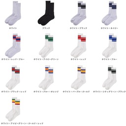 United Athle ユナイテッドアスレ クルーソックス (品番9240-01)