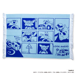 オリジナル編み総柄ラグブランケット(品番CPKN-006)