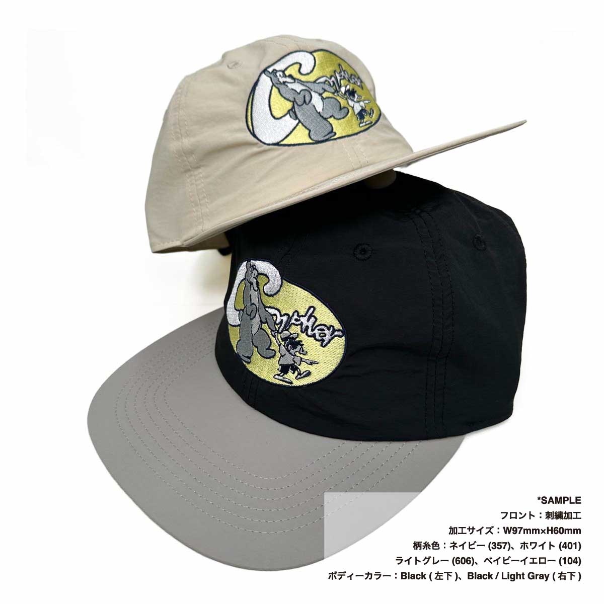 Colt Paterson コルトパターソン Unstructure 6panel Nylon Cap ナイロンキャップ (品番CP022)