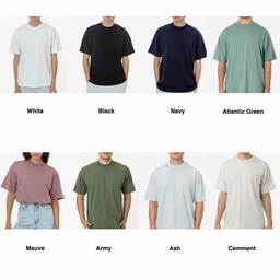 LOS ANGELES APPAREL ロサンゼルスアパレル S/S G-Dye CrewNeck 6.5oz [※国内] (品番1801GD-Z)