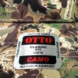 OTTO オットー カモフラージュ 5パネル ミッドプロファイル ベースボールキャップ (品番46-047)