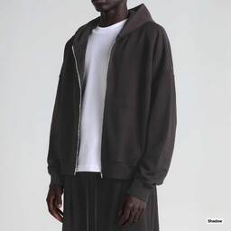 SHAKA WEAR シャカウェア Garment Dye Cropped Double Zip Hoodie (品番SWGDCDZH)