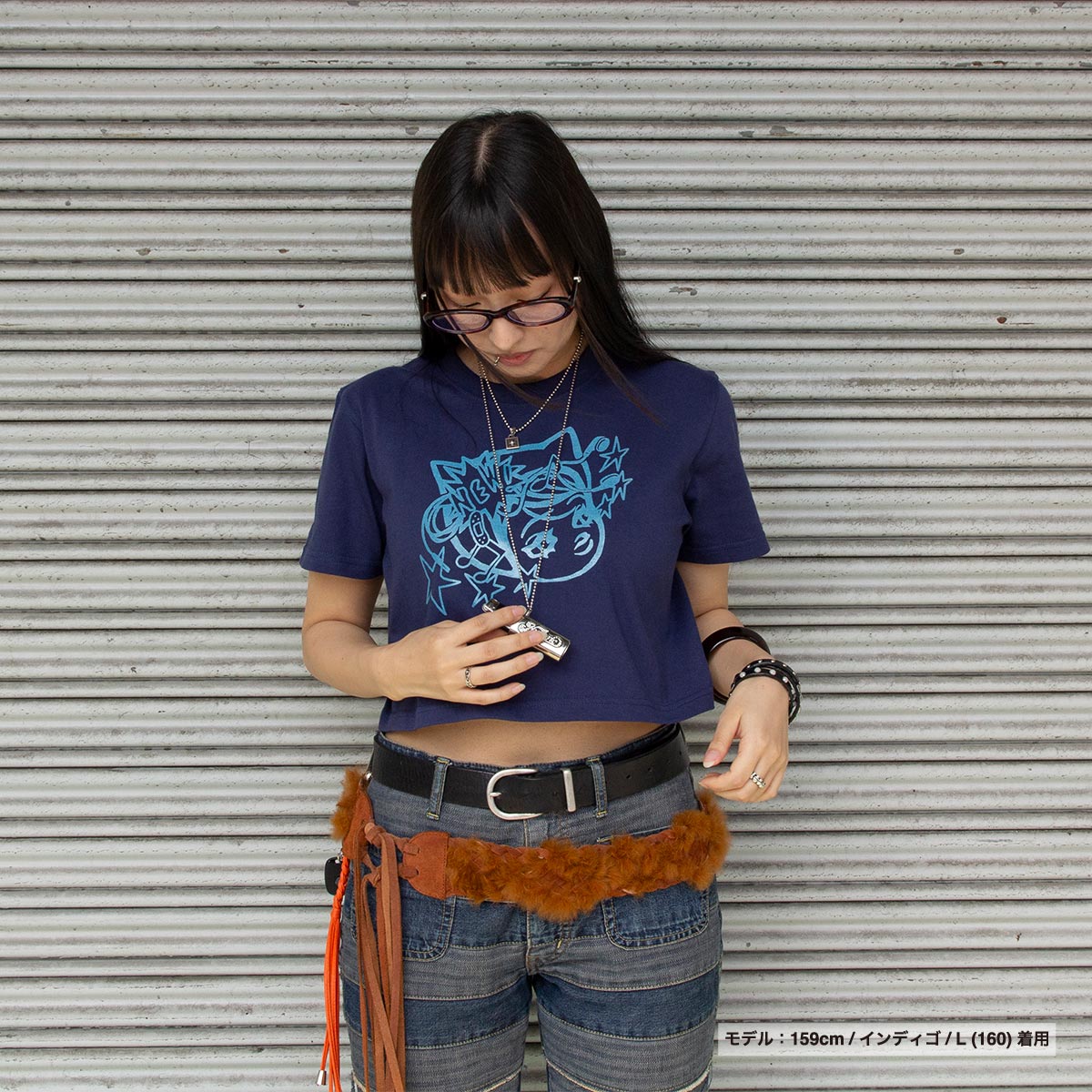 CORNER PRINTING | クロップド Tシャツ (品番CPCT-5001-02)