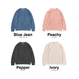 Comfort Colors コンフォートカラーズ 6.4 oz ガーメントダイ ライトウェイト クルーネック スウェットシャツ (品番CC1466)