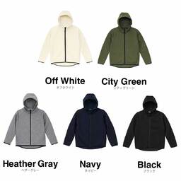 United Athle ユナイテッドアスレ 9.4 oz T/R ダンボールニット フルジップ パーカ (品番2291-01)