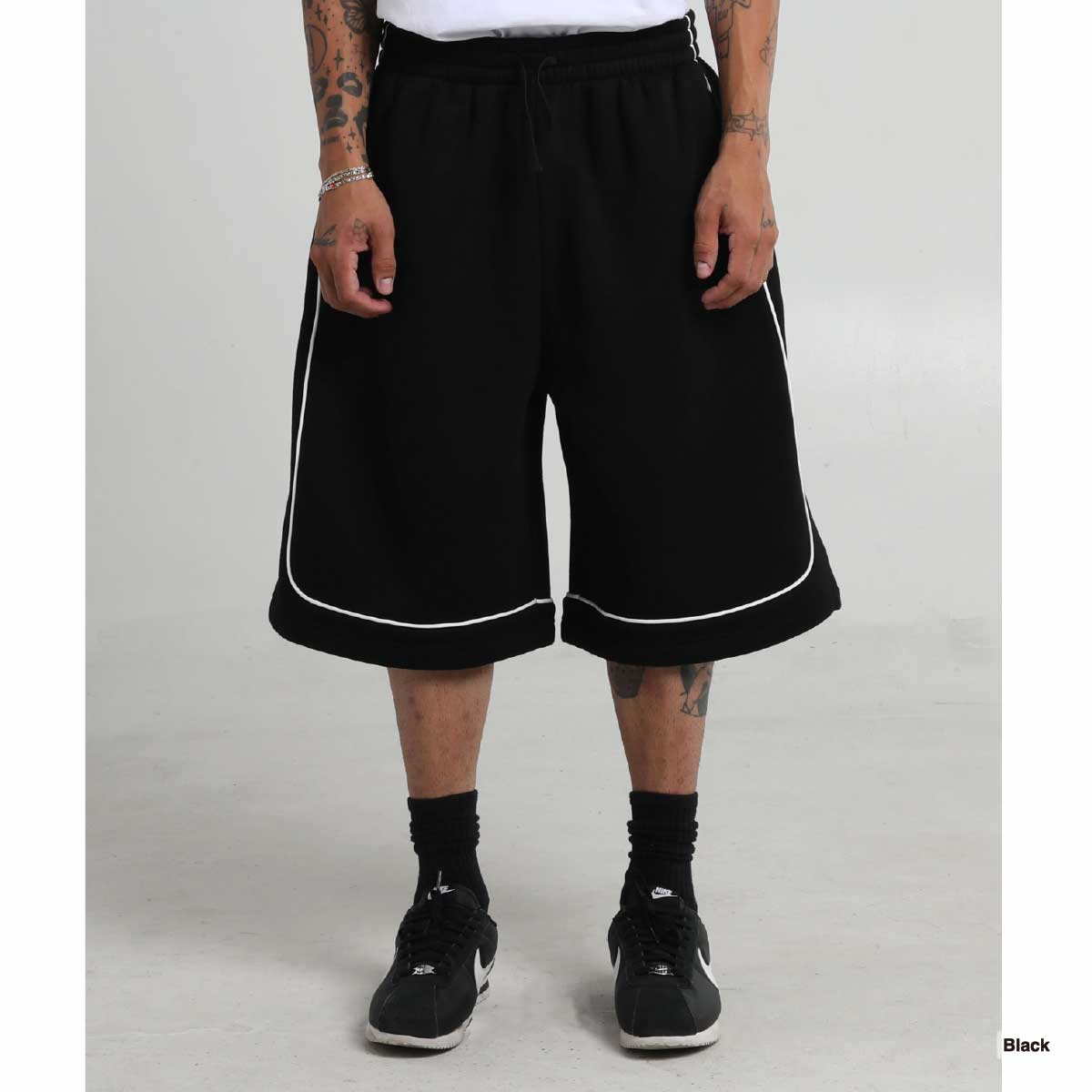 SHAKA WEAR  Baggy Fleece Basketball Shorts (#SWBFBS)