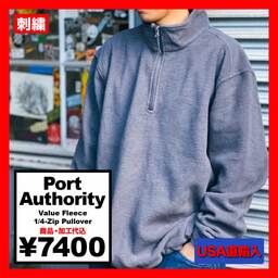 Port Authority ポートオーソリティ Value Fleece 1/4-Zip Pullover (品番F218US)