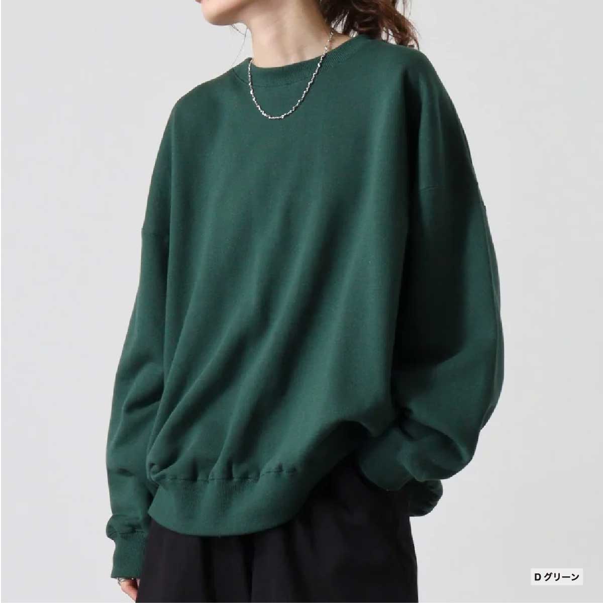 CROSS & STITCH クロスアンドスティッチ 10.0 oz レギュラーウェイト ビッグシルエット スウェットシャツ (品番SB2280)