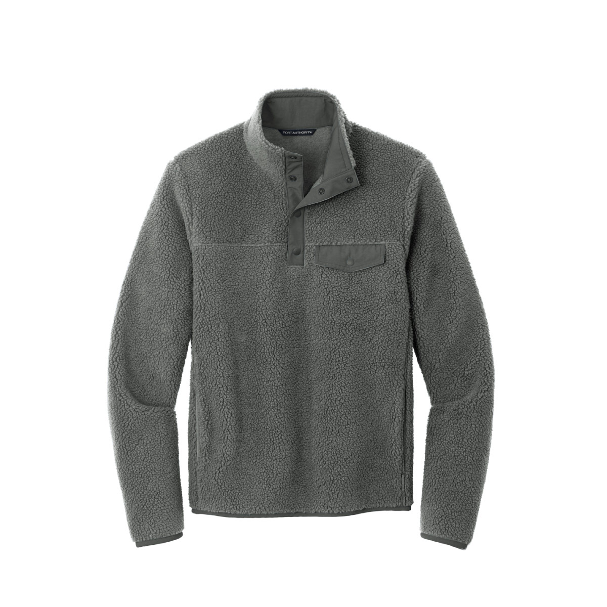 Port Authority ポートオーソリティ Camp Fleece Snap Pullover (品番F140US)