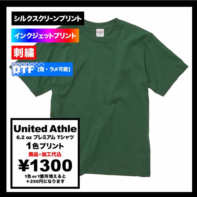 United Athle 6.2 oz Premium T-Shirt (#5942-01)