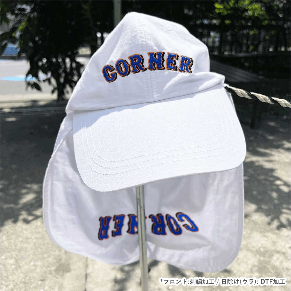 ADAMS HEADWEAR アダムズヘッドウェア 日よけ付キャップ (品番EOM101)