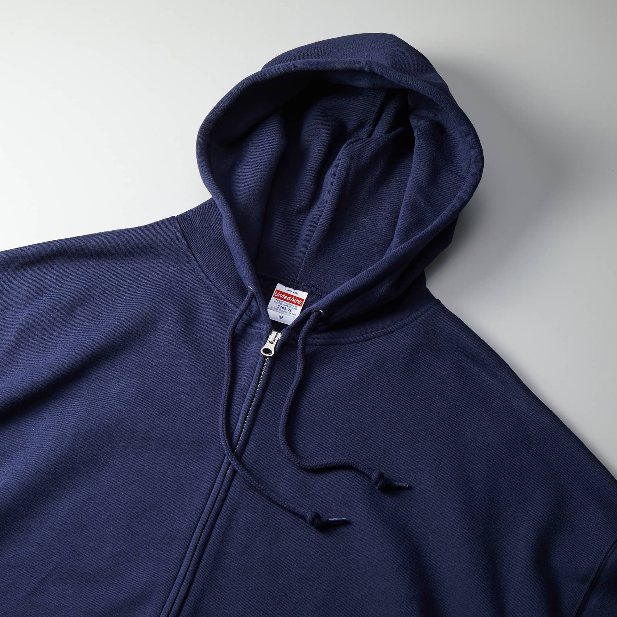 United Athle ユナイテッドアスレ 10.0 oz ビッグシルエット スウェット フルジップ パーカ 裏パイル (品番5203-01)