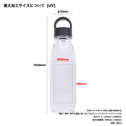 IKEA クリアボトル 水筒 (品番00480014)