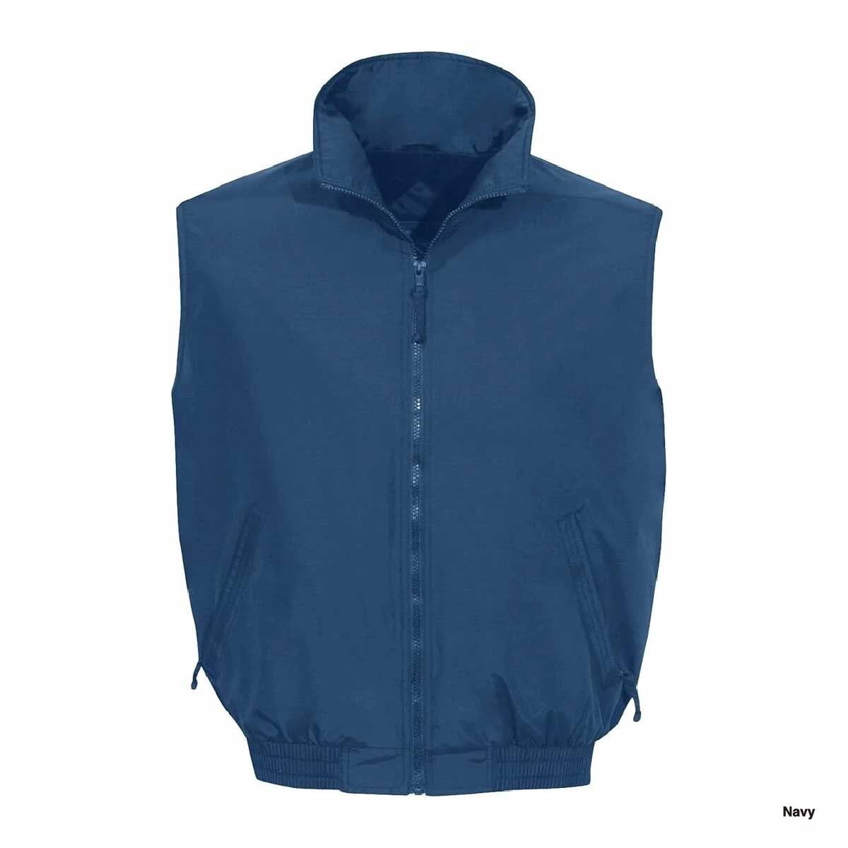 【在庫限り】Tri-Mountain トライマウンテン 11.5 oz Unisex Ridge Nylon Vest With Fleece Lining (品番TRI8400)