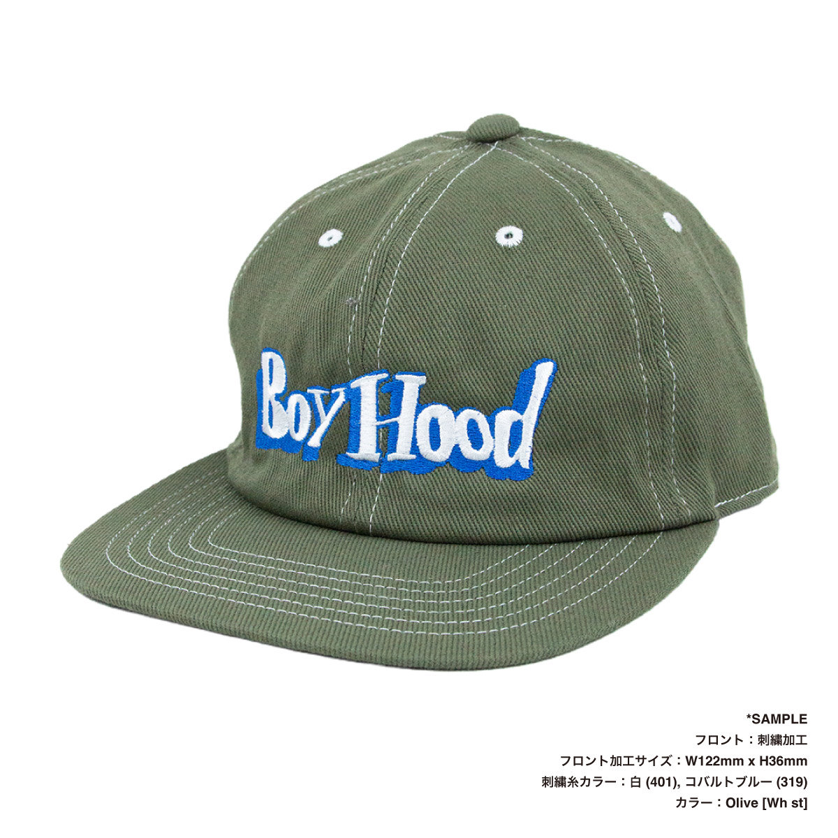 Colt Paterson コルトパターソン Unstructure 6panel 6stitch Cap 6ステッチキャップ (品番CP014)