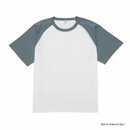 D-FACTORY ディーファクトリー 6.6 oz プレミアムコンフォートラグランスリーブTシャツ (品番DF1115)