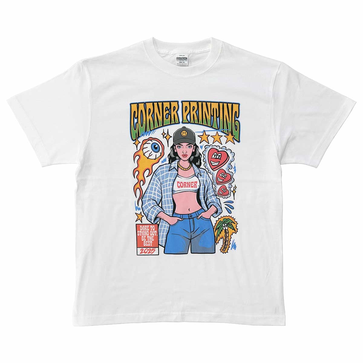 United Athle ユナイテッドアスレ 5.6 oz ハイクオリティー Tシャツ (ティア アウェイ タグ) (品番5001-05)