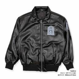 SHAKA WEAR シャカウェア PU Leather Collared Varsity Jacket (品番SWPULCVJ)