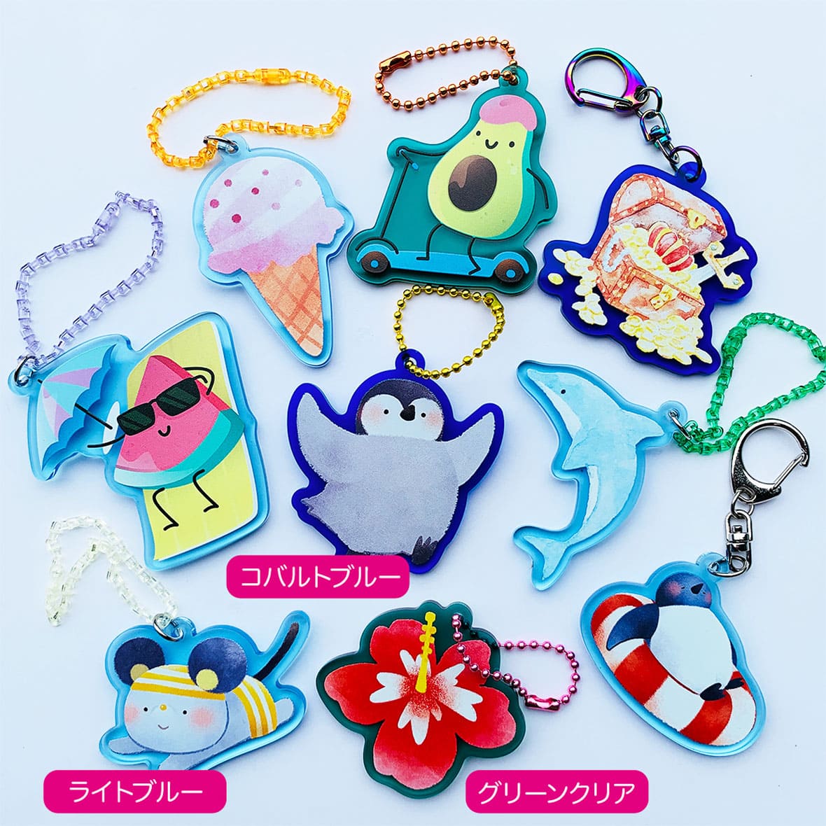 アクリルスタンド (7cm×7cm以内) (5個セット) (品番ACR-S07)