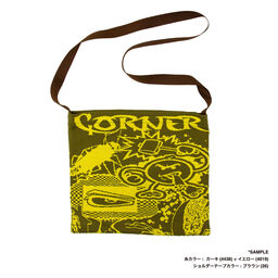 オリジナル編み総柄ショルダーバッグ Lサイズ(品番CPKN-005_L)